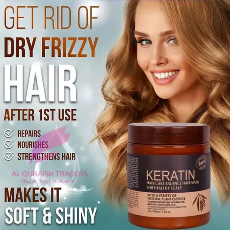 keratin Brazilian nourishing hair mask (500ml)